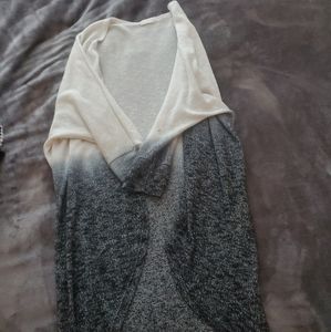 Black and white cardigan
